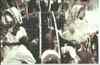 An archival photo of a devotee carrying a kavadi taken in the 1940s