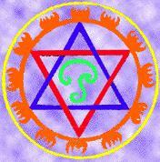 Sadkona Yantra or Hexagram