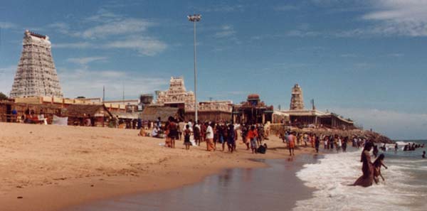 Tiruchendur Devasthanam and seashore