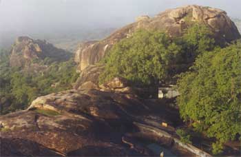 Panoramic view of Vallimalai Ashram