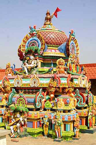 Temple vimanam, Śrī Karthikeya Swami Temple, Chandigarh
