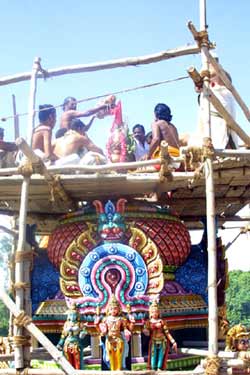 Mahakumbabishekam of Śrī Karthikeya Swami Temple, Chandigarh