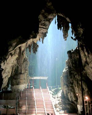 interior of Batu Caves