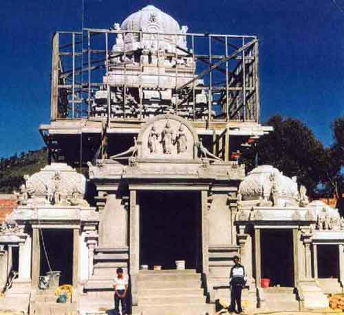 Canberra Murukan Temple construction in progress