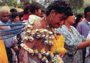 Kavadi at Batu Caves, Malaysia