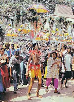 Kavadi at Batu Caves, Malaysia